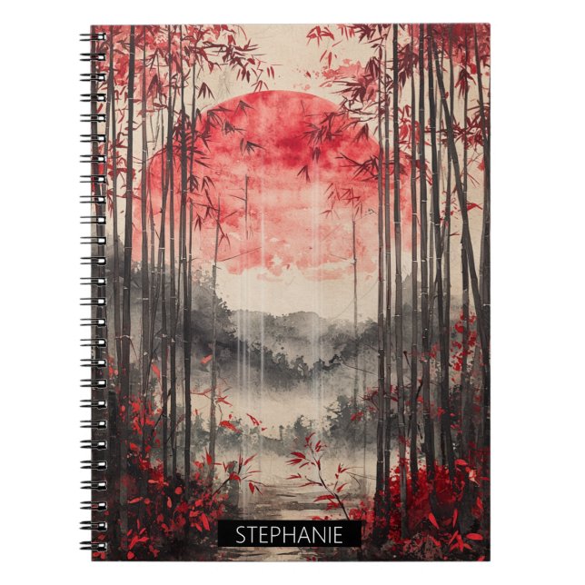 Carnet Encre de Lune de Sang Sakura (1) (Devant)