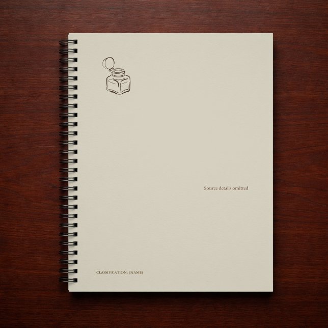 Carnet Encrier de la Dark Academia – Bibliothèque Vintage (Créateur téléchargé)
