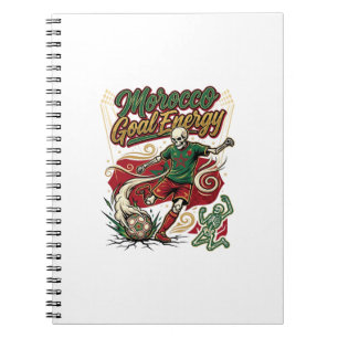 Carnet Énergie de but du Maroc Skeleton Striker Nations C