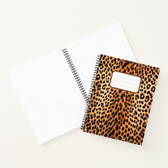 Carnet Énergie de Léopard Sauvage – Mode audacieuse à imp (Intérieur)