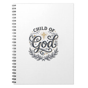 Carnet Enfant de Dieu Design de T-Shirt Gravure Vintage_1