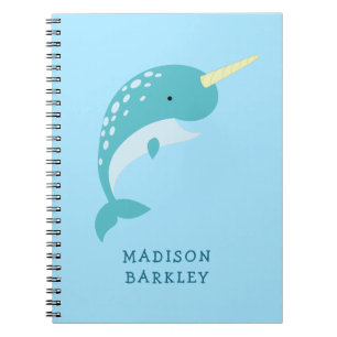 Carnet Enfant narval Baleine mignonne