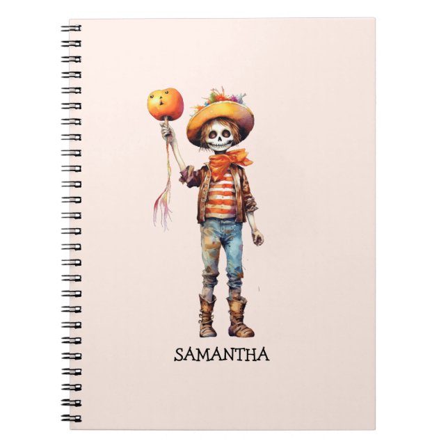 Carnet Enfant zombie adorable - Halloween mignon (3) (Devant)