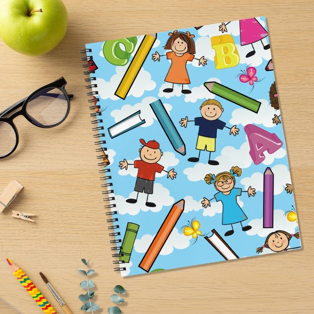 Carnet Enfants de l'école ABC - Nuages (Créateur téléchargé)