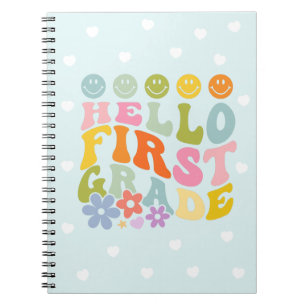 Carnet Enfants de première année colorés