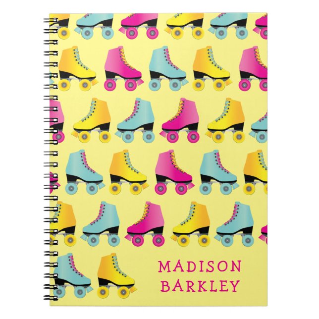 Carnet Enfants en patins à roulettes (Devant)