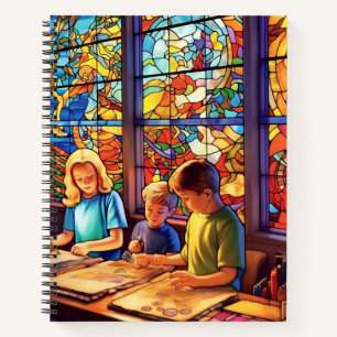 CARNET ENFANTS EN VERRE CLAIREMENT COULEUR