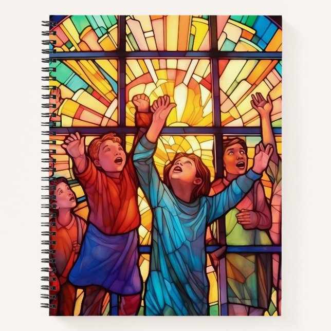 CARNET ENFANTS EN VERRE CLAIREMENT COULEUR (Devant)