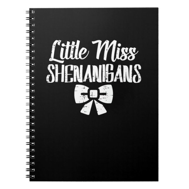 Carnet Enfants Little Ms Shenanigans Mignon St Patricks D (Devant)