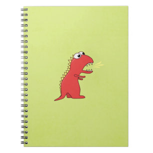 Carnet Enfants mignons de dinosaure de T-Rex de bande