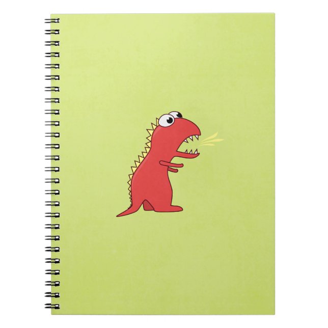 Carnet Enfants mignons de dinosaure de T-Rex de bande (Devant)