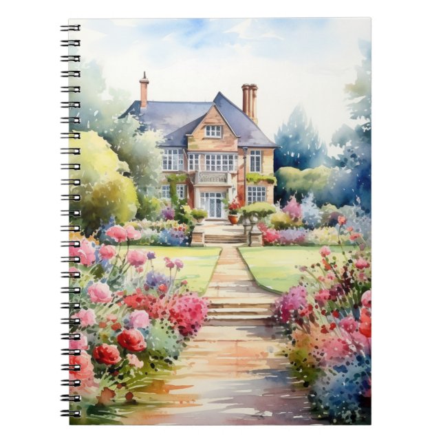 Carnet English Garden Landscape (Devant)