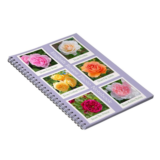Carnet English Roses Photo Notebook (Côté Droit)