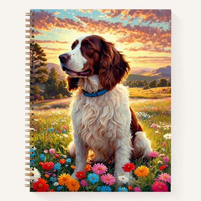 Carnet English Springer Spaniel dog (Devant)