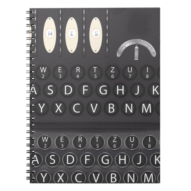 Carnet Enigma Machine (Devant)