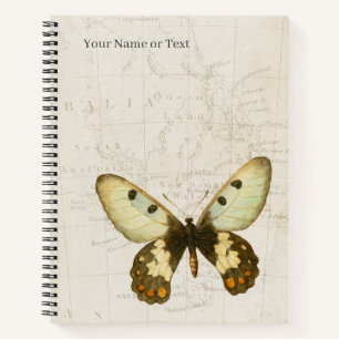 Carnet Enigme à ailes de verre – Papillon à ailes transpa