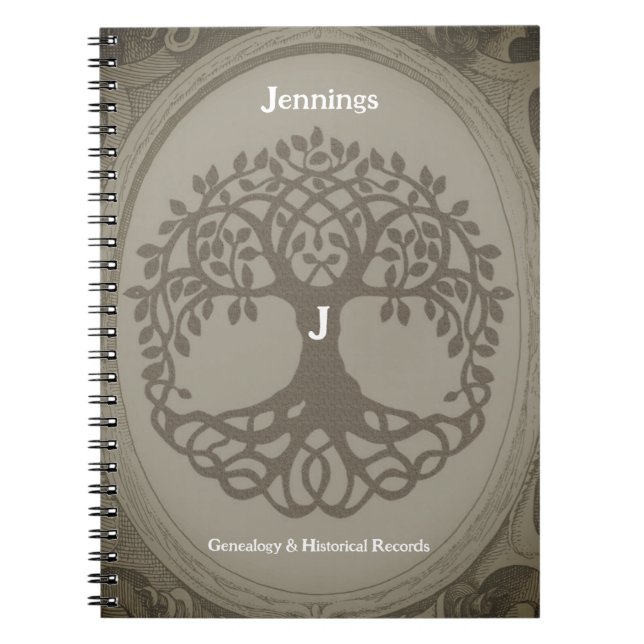 Carnet Enregistrements généalogiques Arbre de famille Anc (Devant)