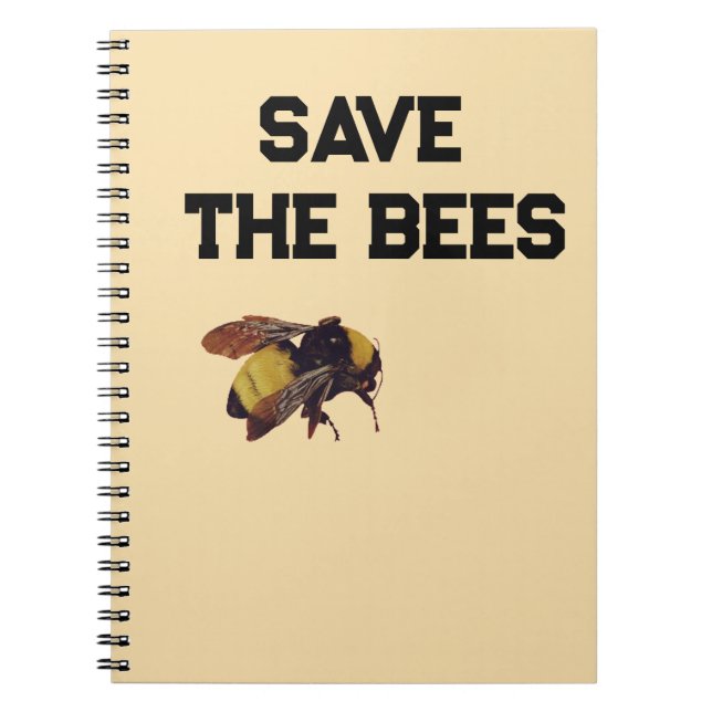 CARNET ENREGISTRER LES NOTEPAD DES ABEILLES (Devant)