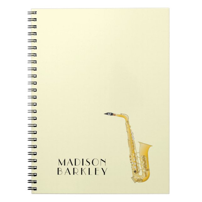 Carnet enseignant de bande musicale saxophone (Devant)
