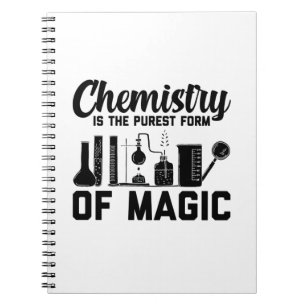 Carnet Enseignant en chimie Cadeau étudiant scientifiq