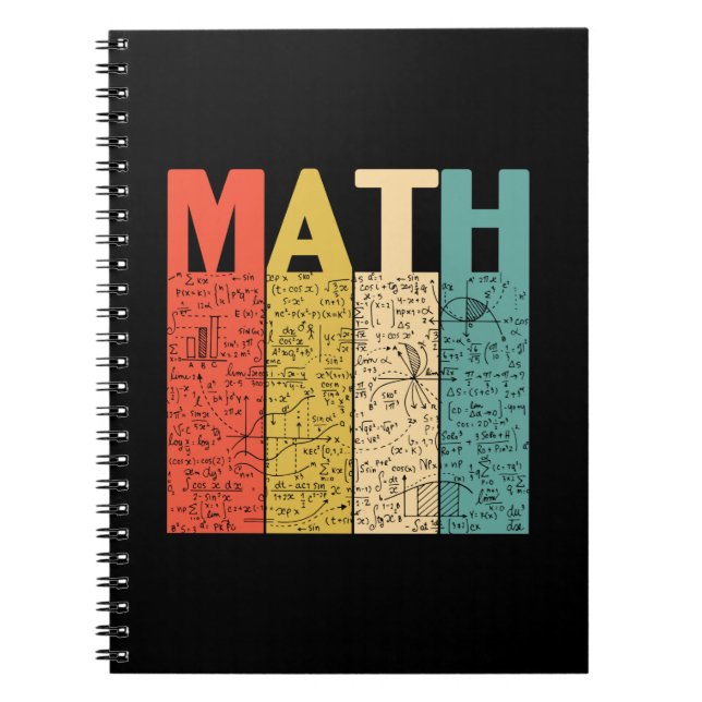 Carnet Enseignant en mathématiques Définition Vintage des (Devant)