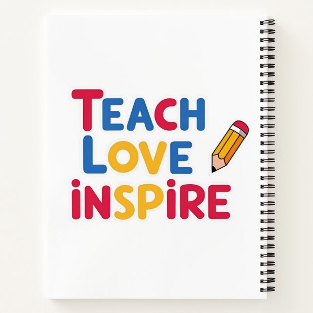 Carnet Enseigner l'amour Inspirer l'appréciation de l'ens (Dos)