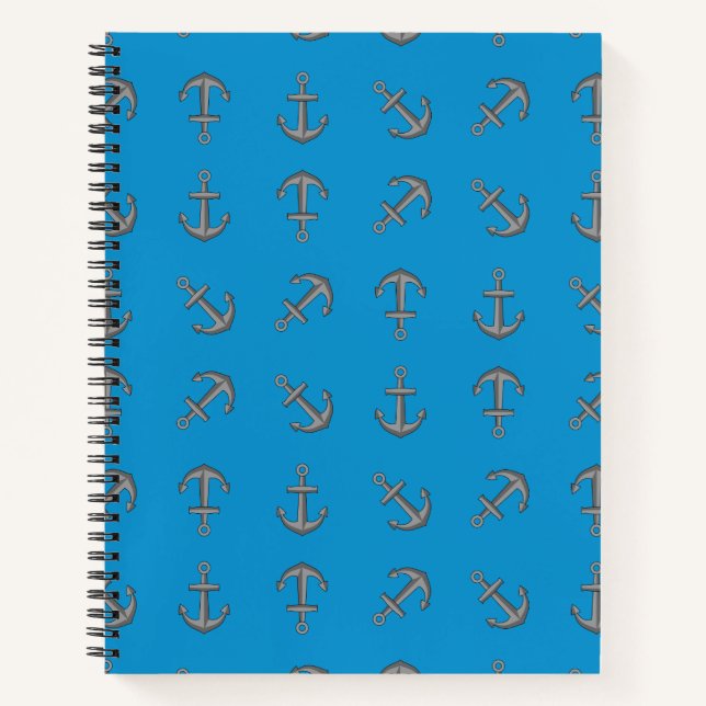 Carnet Ensemble d'Ancres pour bateaux à cartons (Devant)
