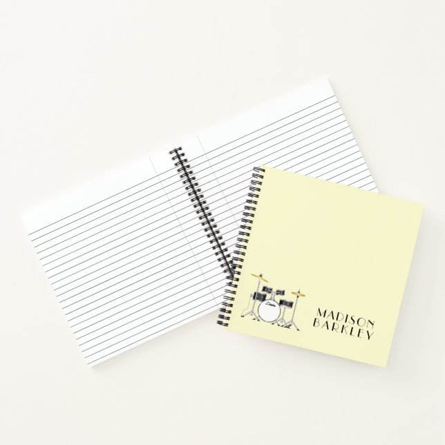 Carnet Ensemble de tambours Musique de groupe d'enseignan (Intérieur)