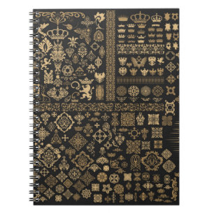 Carnet Ensemble d'éléments baroques méga