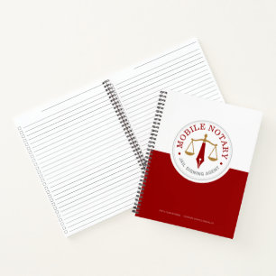 Carnet Ensignes de signature juridique de notaire mobile