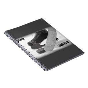 Carnet Entraîneur de hockey sur glace Merci