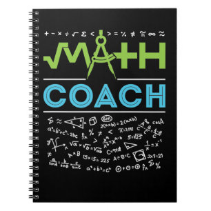 Carnet Entraîneur de mathématiques Tuteur de mathématique
