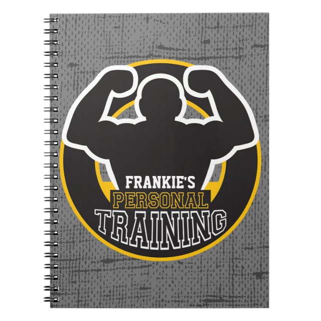 Carnet Entraîneur du GYM Power Training Fitness Custom (Devant)