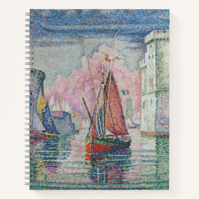 Carnet Entrance of La Rochelle Harbor, Paul Signac (Devant)