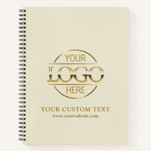 Carnet Entreprise moderne de logo personnalisé pour la pr