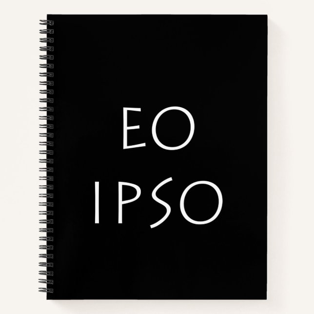 Carnet Eo Ipso (Devant)