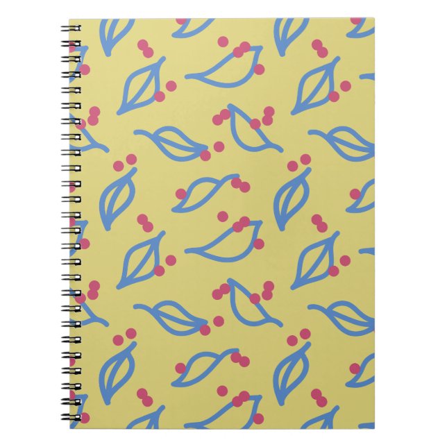 Carnet Éparpillés - Jaune Moutarde (Devant)