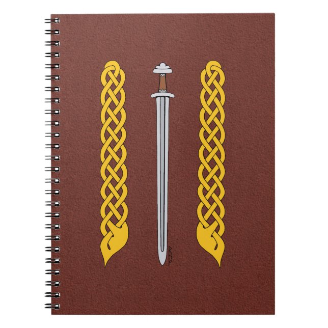 Carnet Épée viking et Plaitwork (Devant)