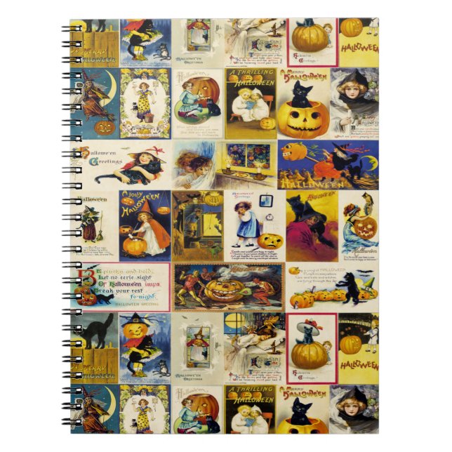 Carnet Ephémère d'Halloween vintage (Devant)