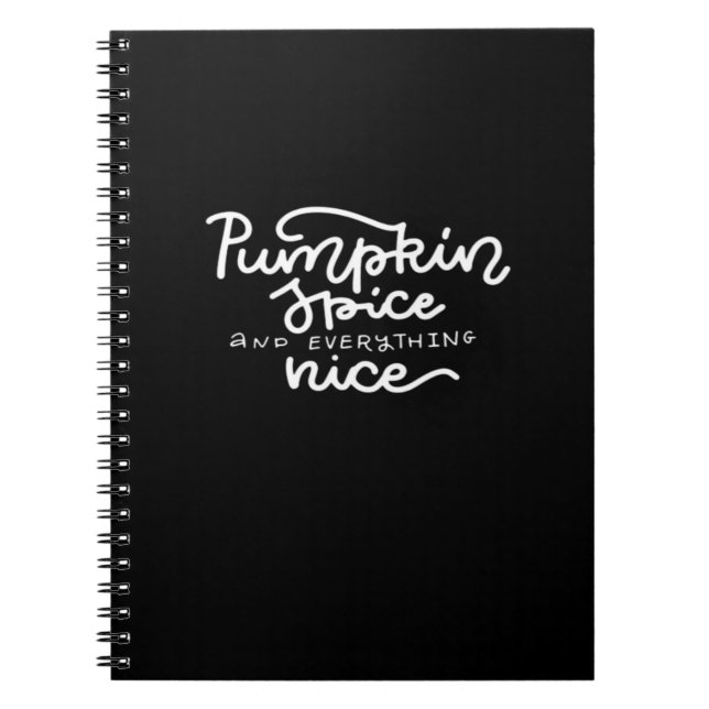 Carnet Épices citrouilles Et Tout Beau Impression (Devant)