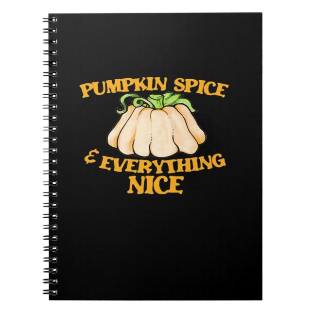 Carnet Épices citrouilles Et Tout Bien Design (Devant)
