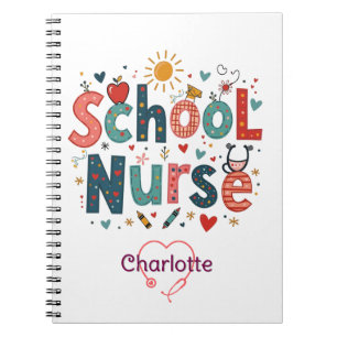 Carnet Épouse de l'école Whimsical - Nom personnalisé