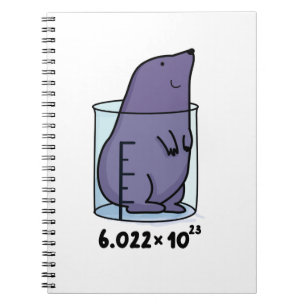 Carnet Équation de la Taupe Mignonne Taupe dans un Becher