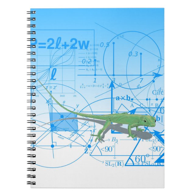 Carnet Équations mathématiques colorées Designs géométriq (Devant)