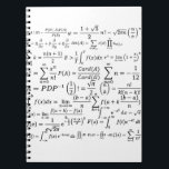 Carnet équations mathématiques et formules<br><div class="desc">un tas d'équations et de formules,  la plupart d'entre elles se rapportaient aux maths pour tous les amateurs de maths là-bas.</div>