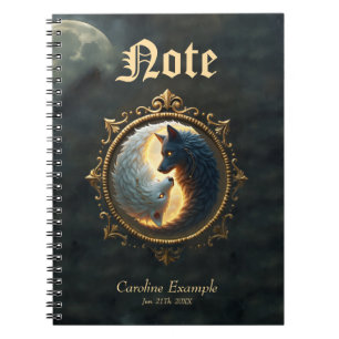 Carnet Équilibre lunaire – Là où les ombres embrassent la