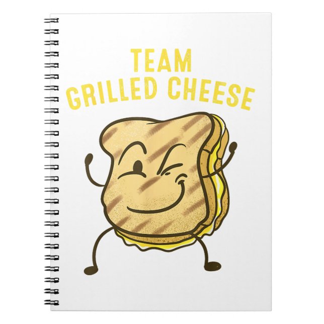 Carnet Équipe cool Fromage Grillé Cadeau Drôle Squad Toas (Devant)