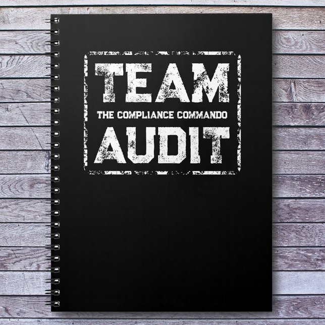 Carnet Équipe d'audit Auditeur Groupe de vérification Bur (Créateur téléchargé)