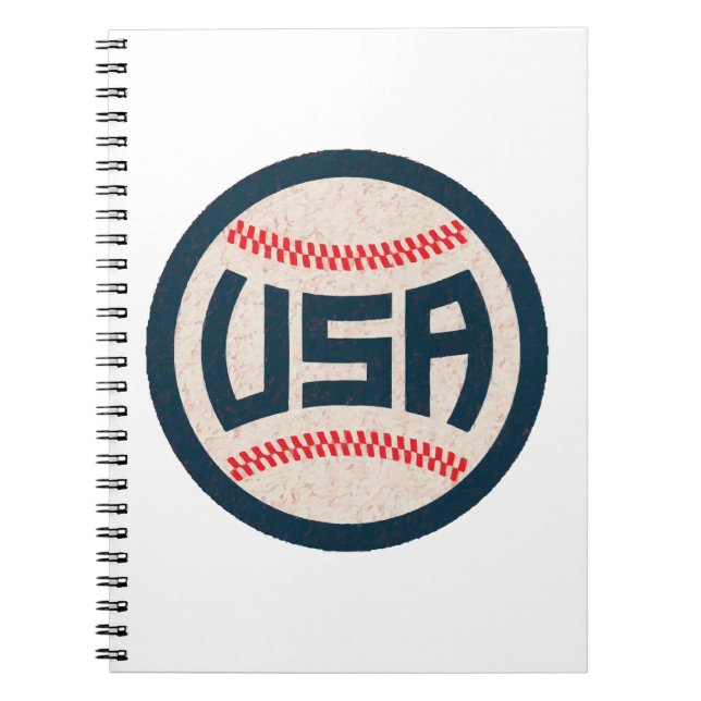 Carnet Équipe de baseball USA (Devant)