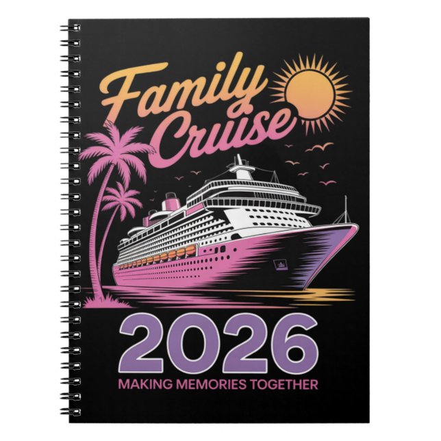 Carnet Équipe de Croisière Familiale 2026 Voyage Correspo (Devant)